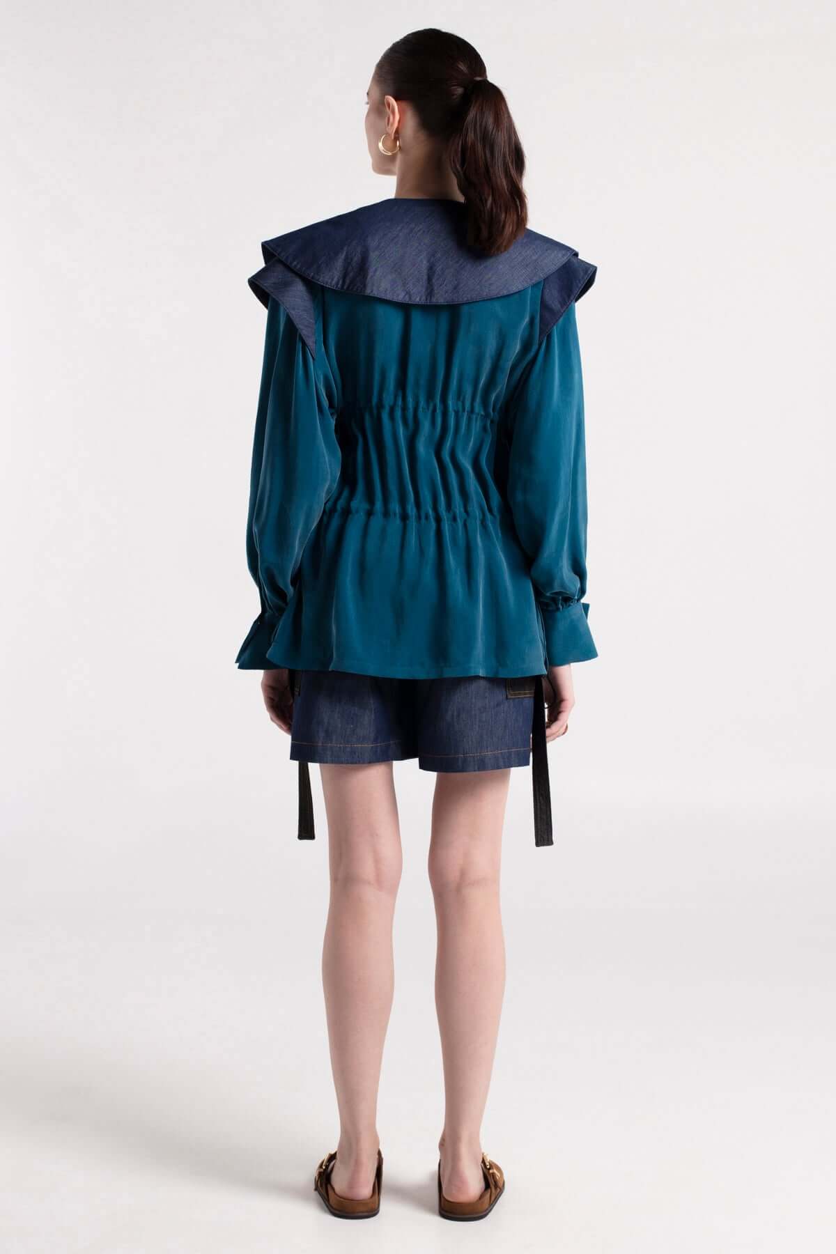 YOTO - Blouse with Detachable Collar Detail MAYAMU