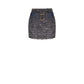 LIAN - Grey Mini Skirt with Gaiters